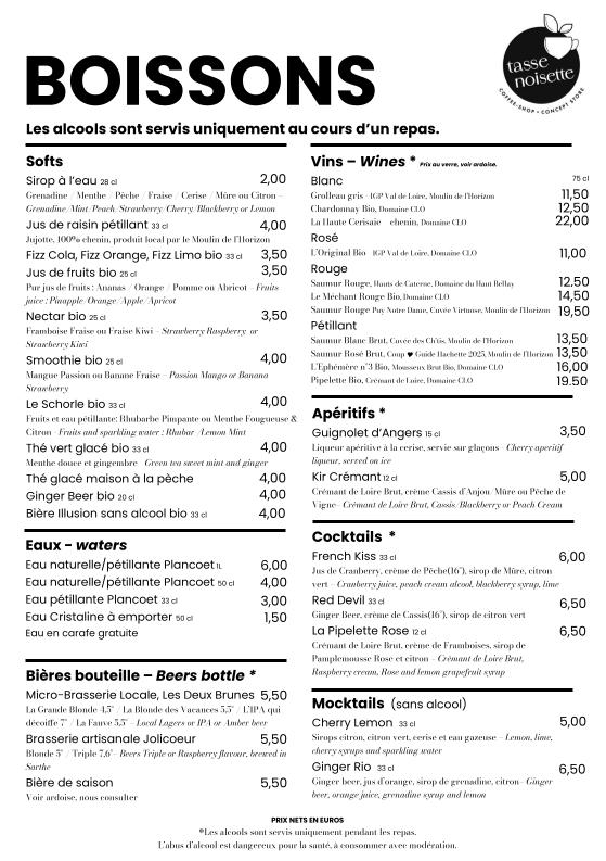 Tasse Noisette - Menu Image 1