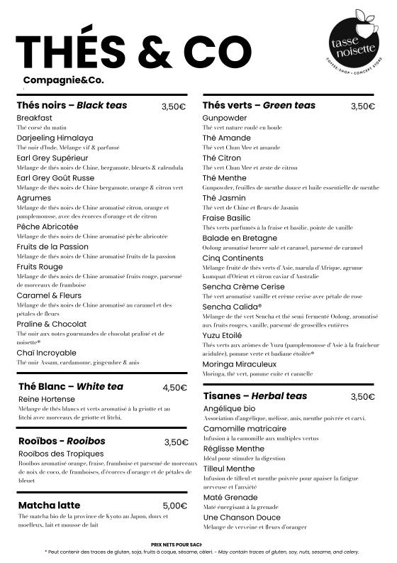 Tasse Noisette - Menu Image 2